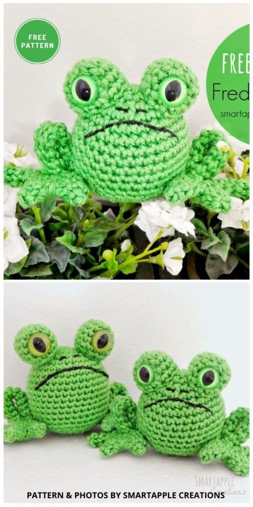 Fred the Frog - 11 Free Crochet Amigurumi Frog Patterns