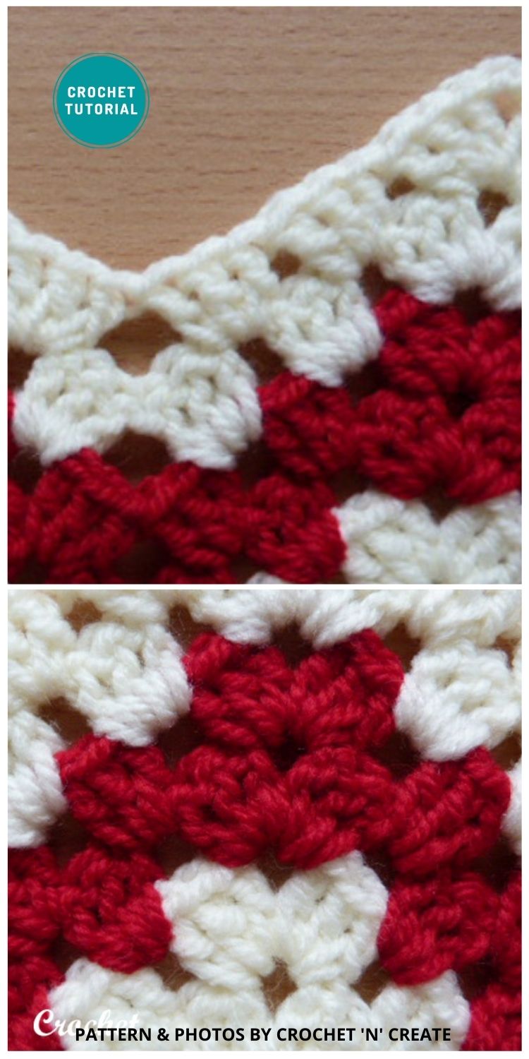 Granny Chevron Stitch - 6 Different Crochet Zigzag Stitch Patterns For Blankets