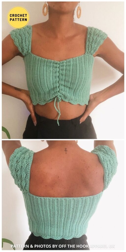 Jasmine Top - 12 Best Crochet Crop Top Patterns For This Summer