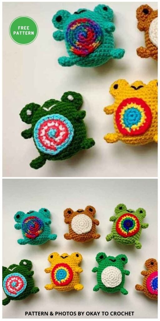Mini Frogs - 11 Free Crochet Amigurumi Frog Patterns