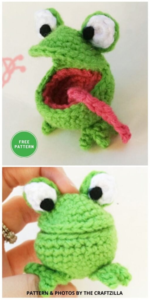 Spring Frog - 11 Free Crochet Amigurumi Frog Patterns