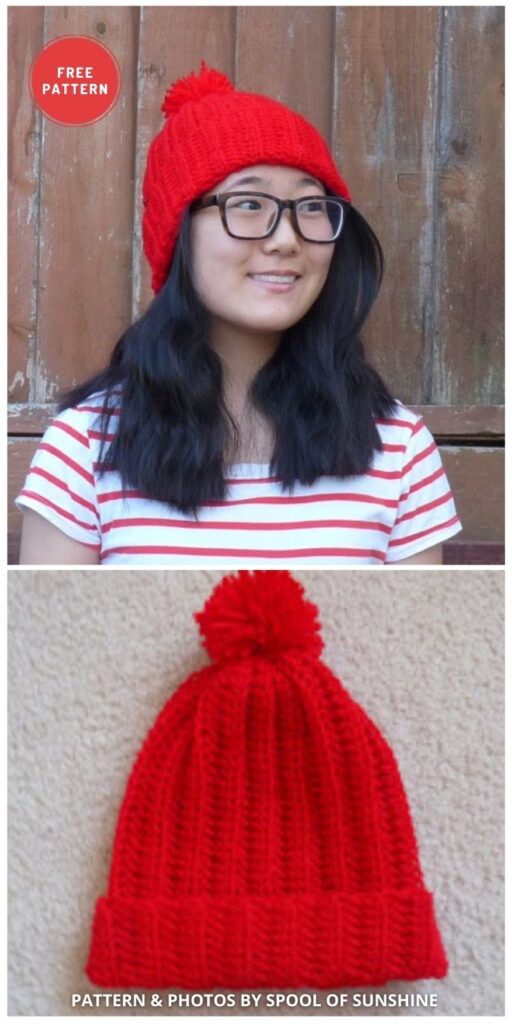 Where's Waldo Costume - 6 Free & Quick Crochet Where's Wally Hat Patterns