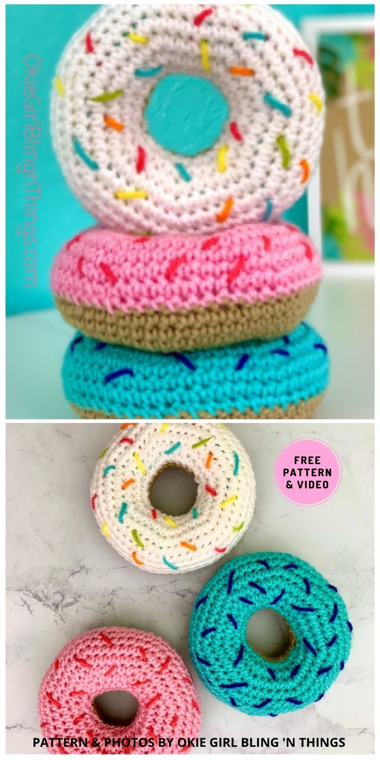 Amigurumi Donut - 7 Free Sweet & Delicious Amigurumi Donut Crochet Patterns