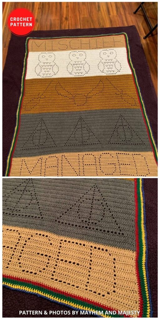 Crochet Harry Potter Blanket Pattern - 5 Magical Harry Potter Blanket Crochet Ideas