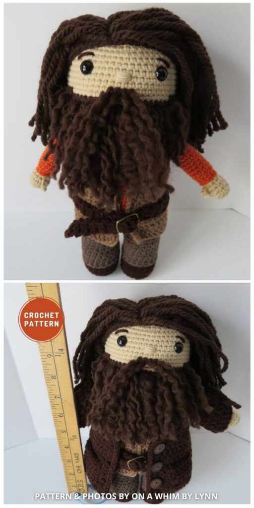 Giant Professor - 9 Best Crochet Amigurumi Harry Potter Toys For Your Kids