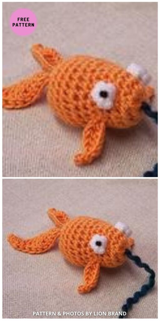 Goldfish Cat Toy - 7 Cute Free Crochet Toy For Cats