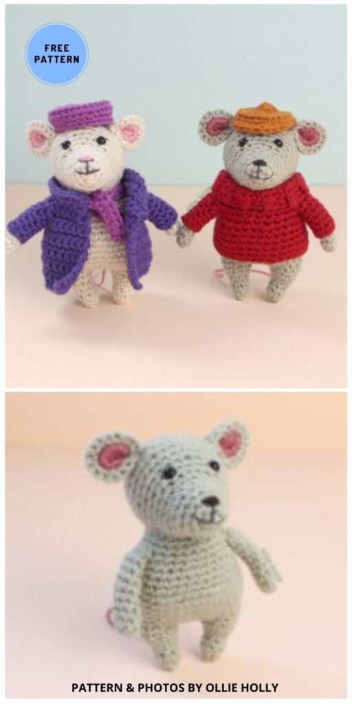 Rescuers Inspired Mouse - 9 Perfect Crochet Rat Toy Ideas For Kids & Pets