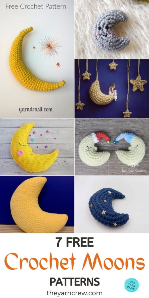 7 Free Crochet Moon Patterns PIN 3