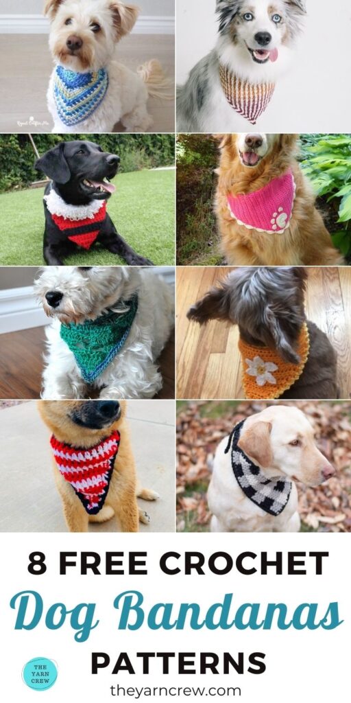 8 Free Crochet Dog Bandana Patterns PIN 3