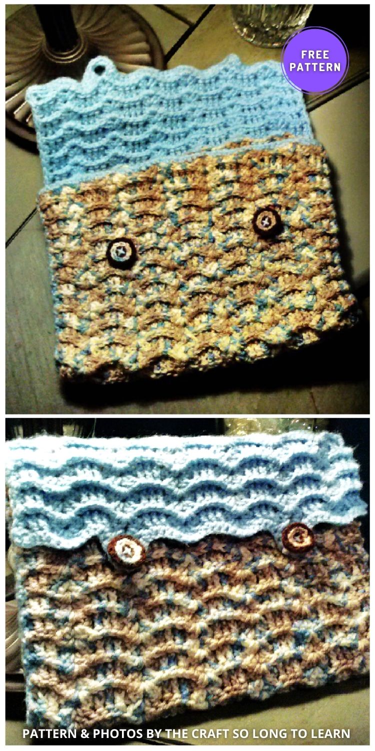 Crochet Chromebook Sleeve - 11 Free & Easy Laptop Sleeves Crochet Patterns