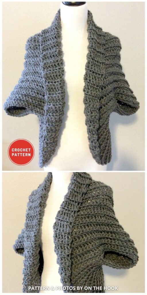 Crochet Shrug Pattern - 7 Comfy & Stylish Crochet Shrug Patterns For Women (1)