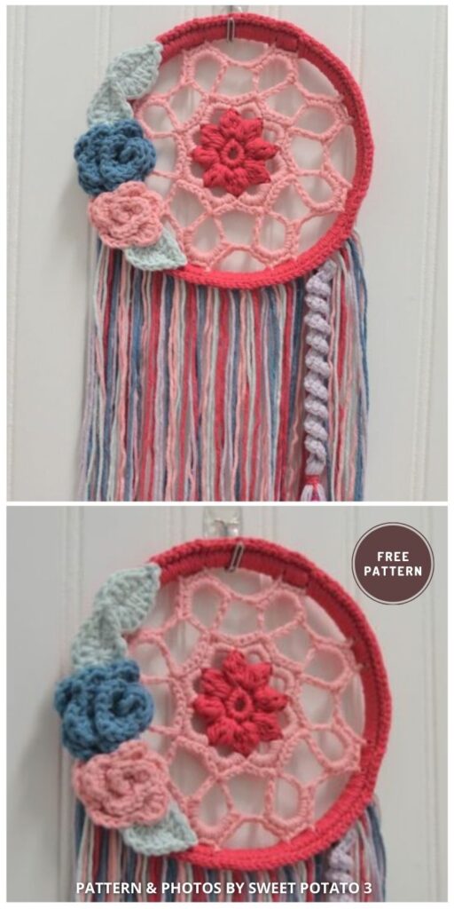 Dream Catcher Delight - 12 Free Easy Crochet Dreamcatcher Patterns