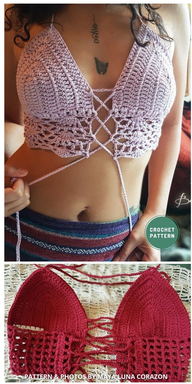Foxy Lace Halter Top - 12 Crochet Halter Top Patterns For Summer