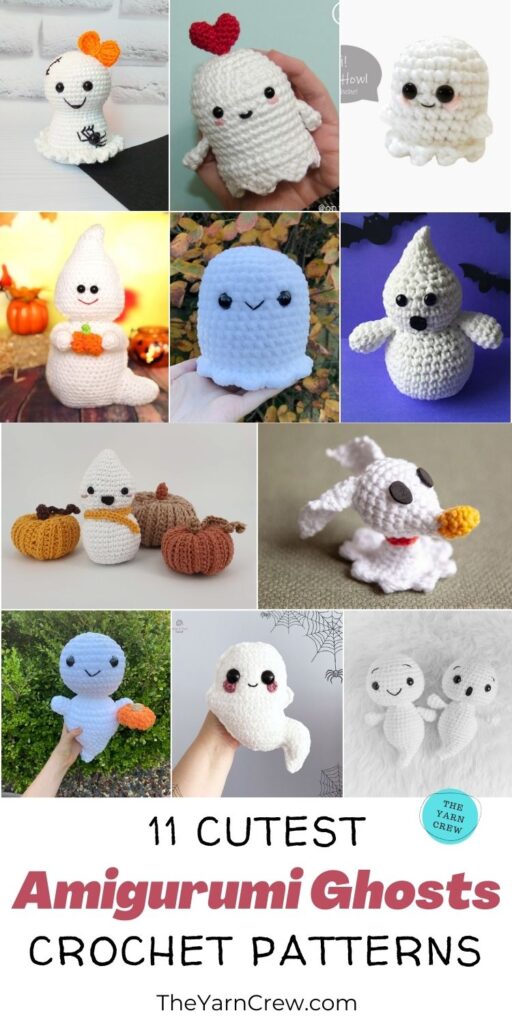 11 Cutest Amigurumi Ghost Crochet Patterns PIN 3
