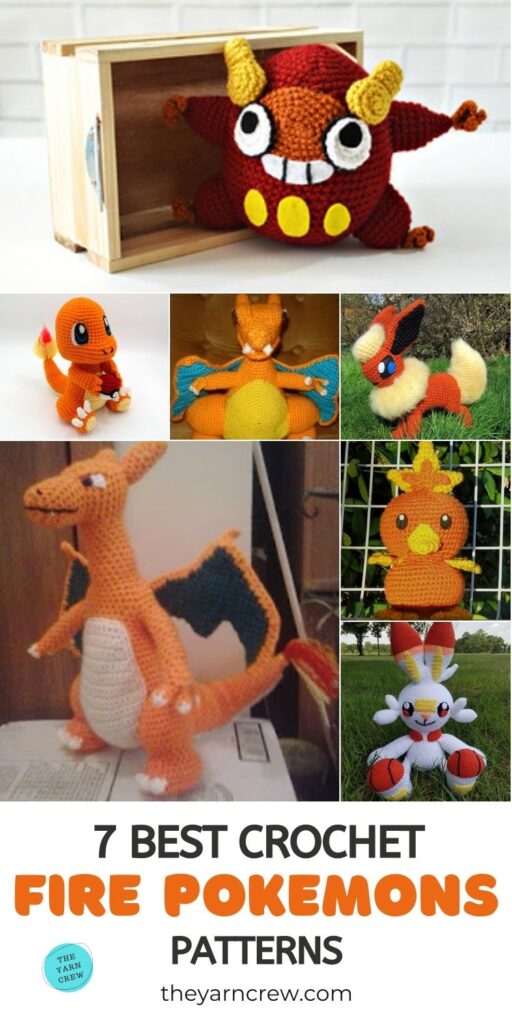7 Best Crochet Fire Pokemon Patterns PIN 3