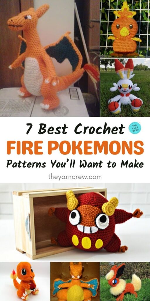 7 Best Crochet Fire Pokemon Patterns You’ll Want to Make PIN 1