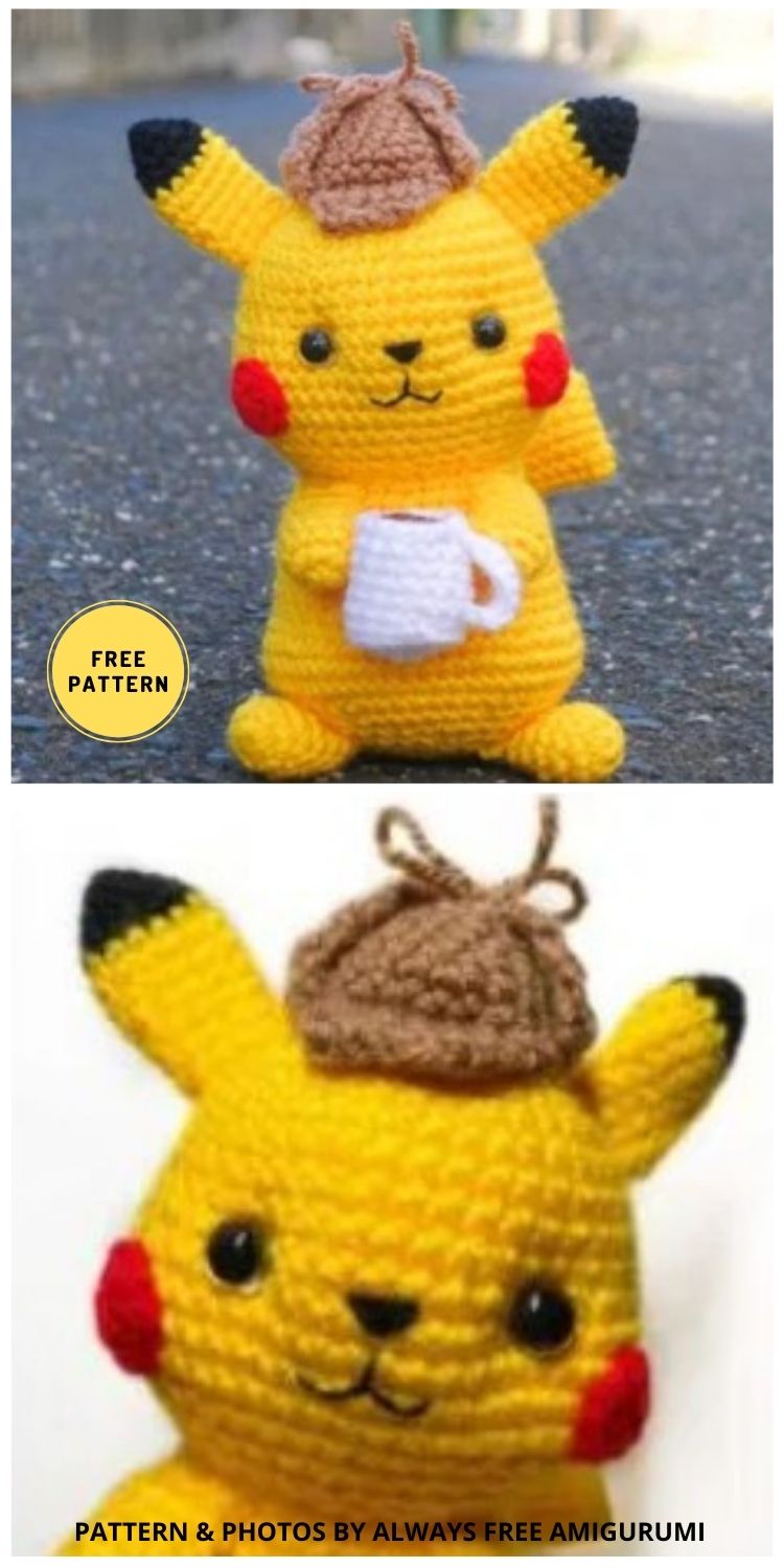 Amigurumi Pikachu - 11 Cutest Amigurumi Pikachu Crochet Patterns