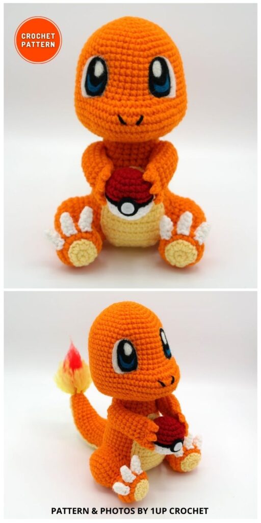 Charmander Amigurumi - 7 Best Crochet Fire Pokemon Patterns You’ll Want to Make
