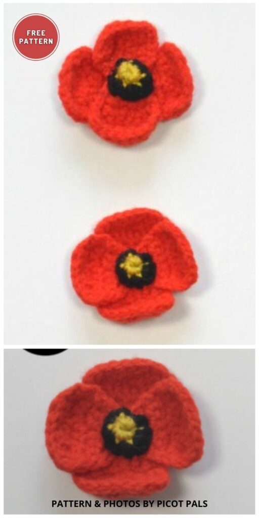 Crochet Poppy Pattern - 11 Free Crochet Poppy Accessory Patterns