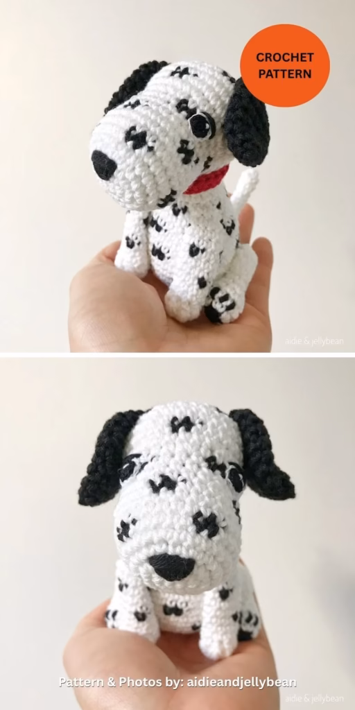 Dusty The Dalmatian - 8 Crochet Amigurumi Dalmatian Patterns For Children