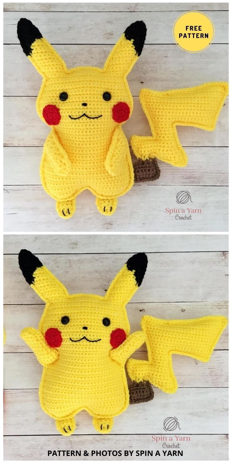 Pikachu Crochet Pattern - 11 Cutest Amigurumi Pikachu Crochet Patterns