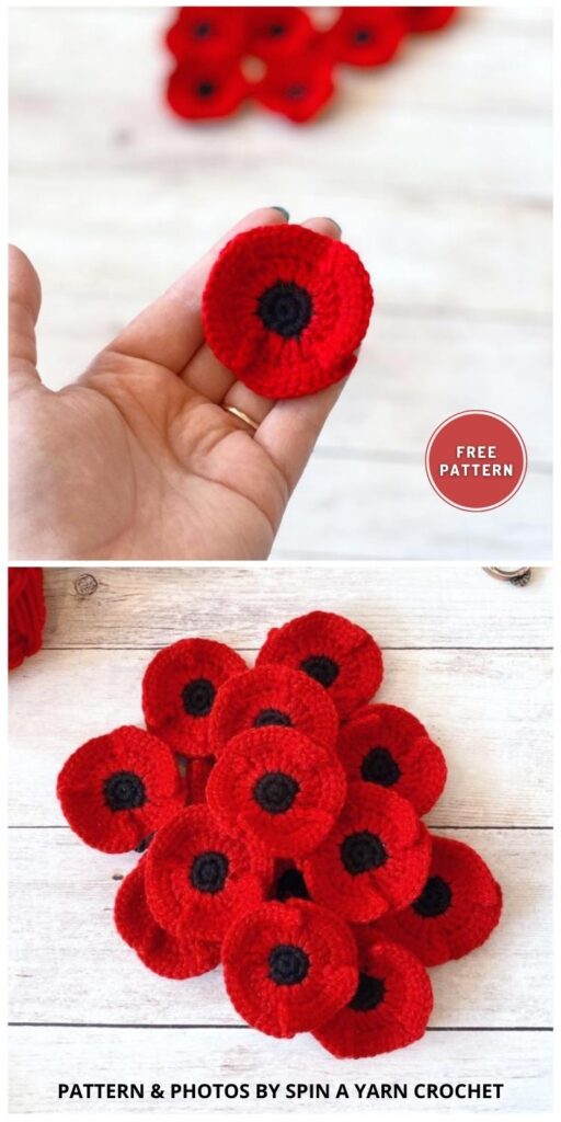 Poppy Crochet Pattern - 11 Free Crochet Poppy Accessory Patterns