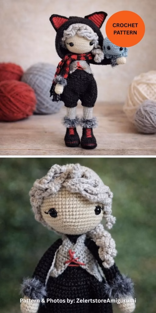 Amigurumi Witch Girl - 9 Halloween Witch Doll Crochet Patterns