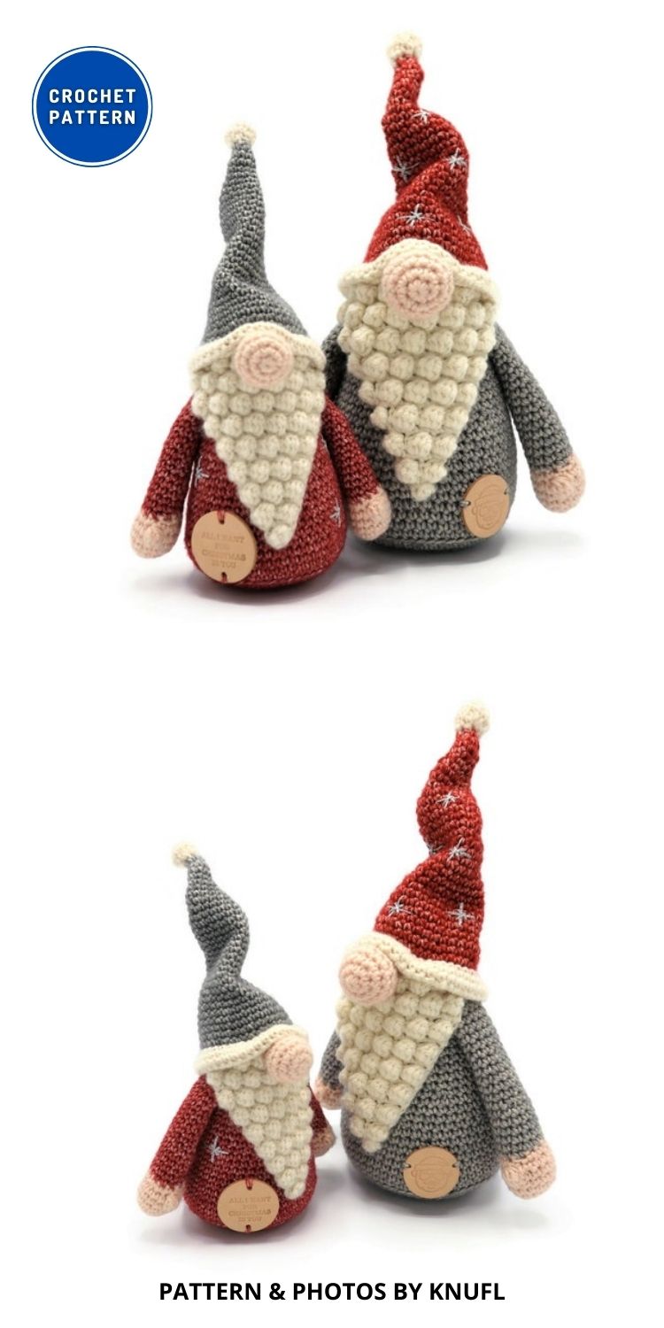 Christmas Gnomes - 11 Crochet Amigurumi Christmas Gnome Patterns