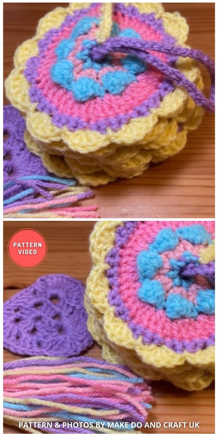Crochet Wind Spinner Rainbow Curly Cue - 8 Easy & Quick Crochet Wind Spinner Patterns
