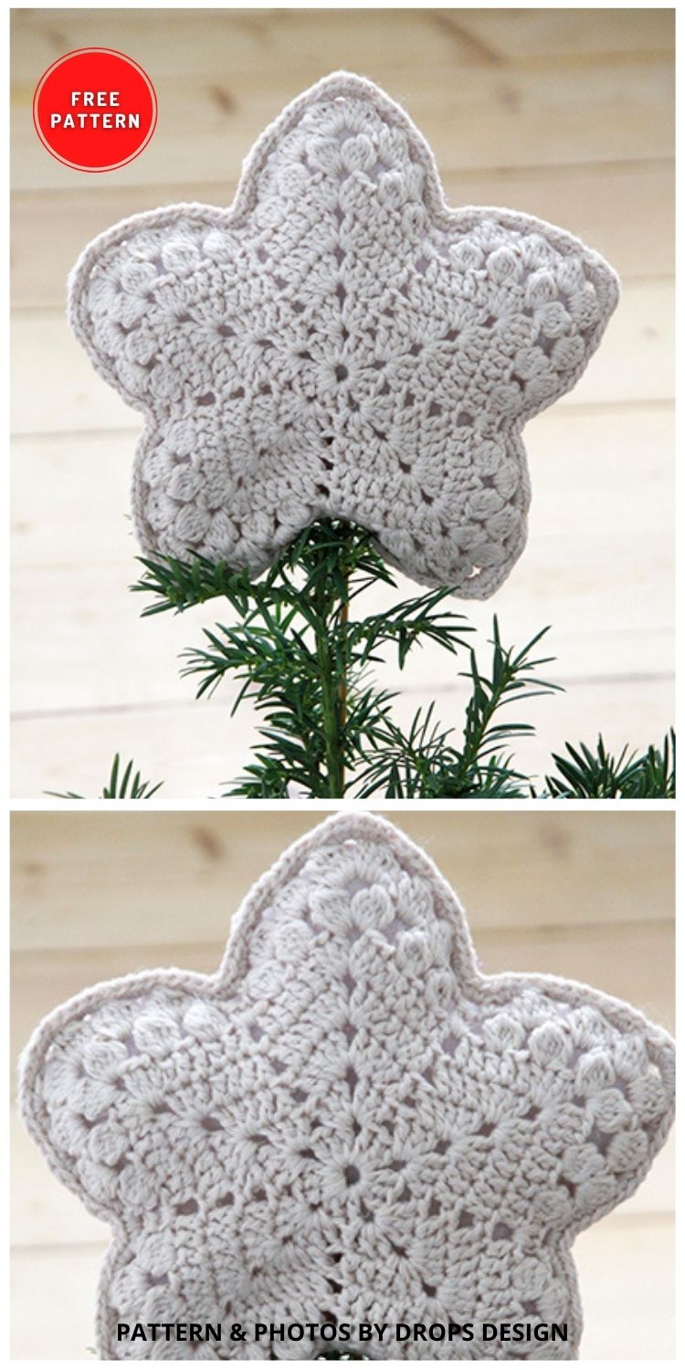 Top That! - 7 Free Crochet Christmas Tree Topper Patterns to Make