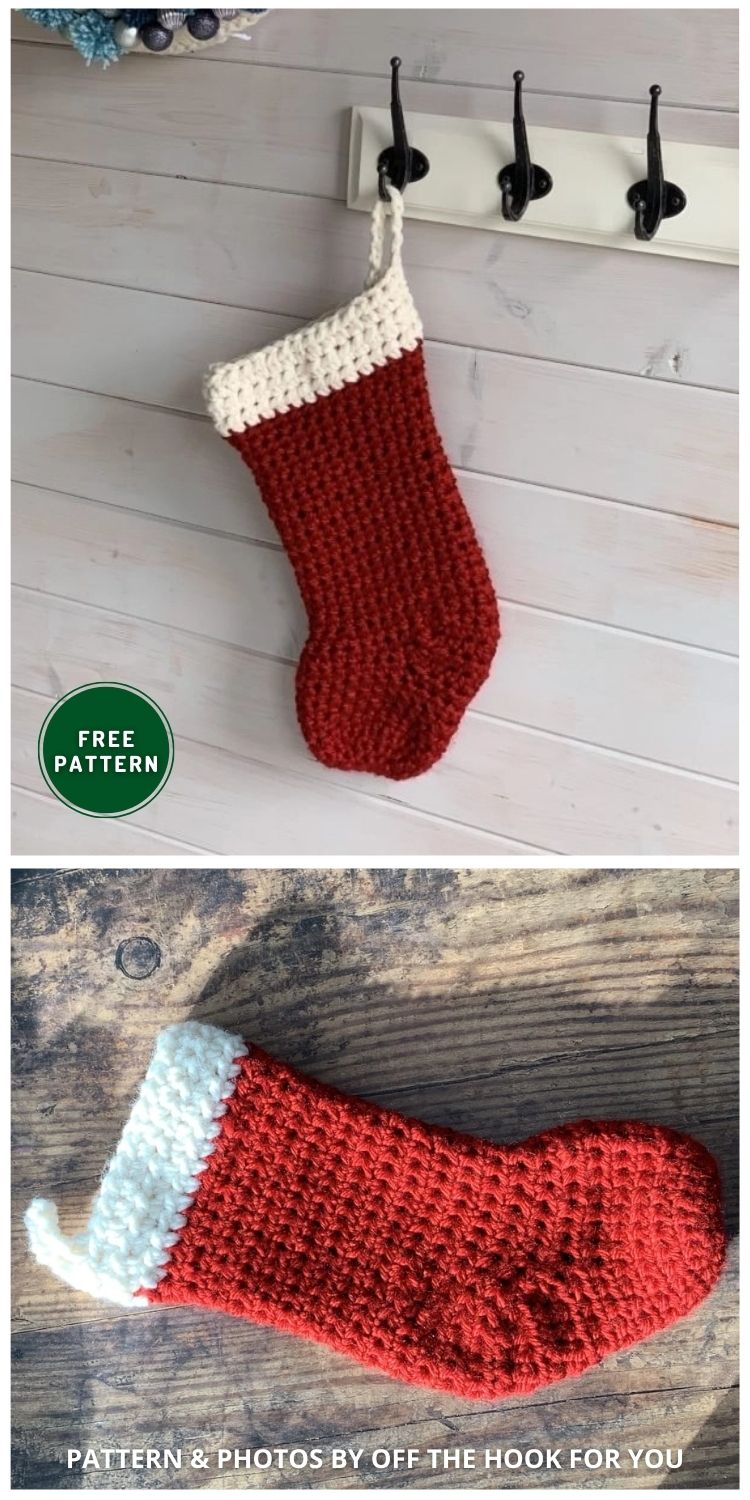 Crochet Christmas Stocking - 7 Best Crochet Christmas Stocking Patterns