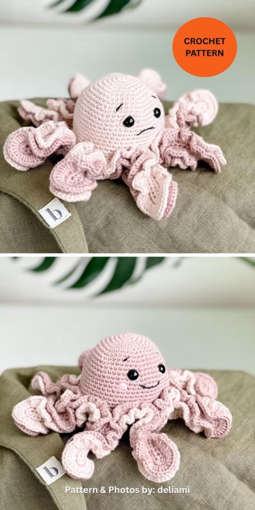 Reversible Octopus - 11 Amigurumi Reversible Mood Toy Crochet Patterns