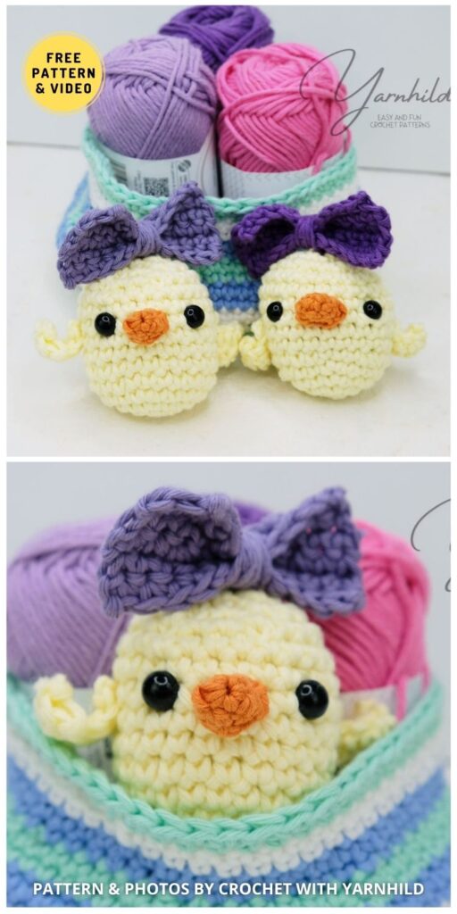 12 Free Amigurumi Easter Chick Crochet Patterns - The Yarn Crew