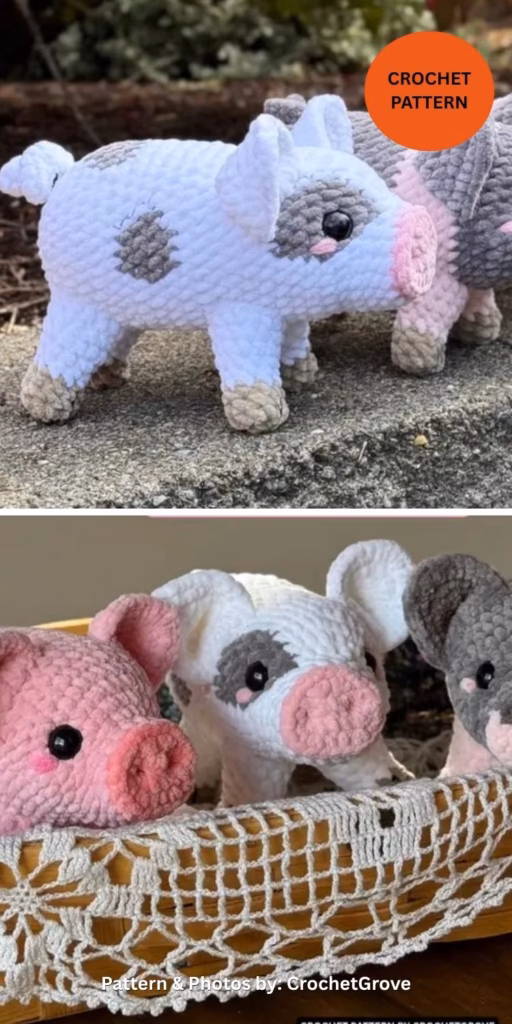 Amigurumi Pig Plush - 8 Easy Crochet Amigurumi Pig Patterns