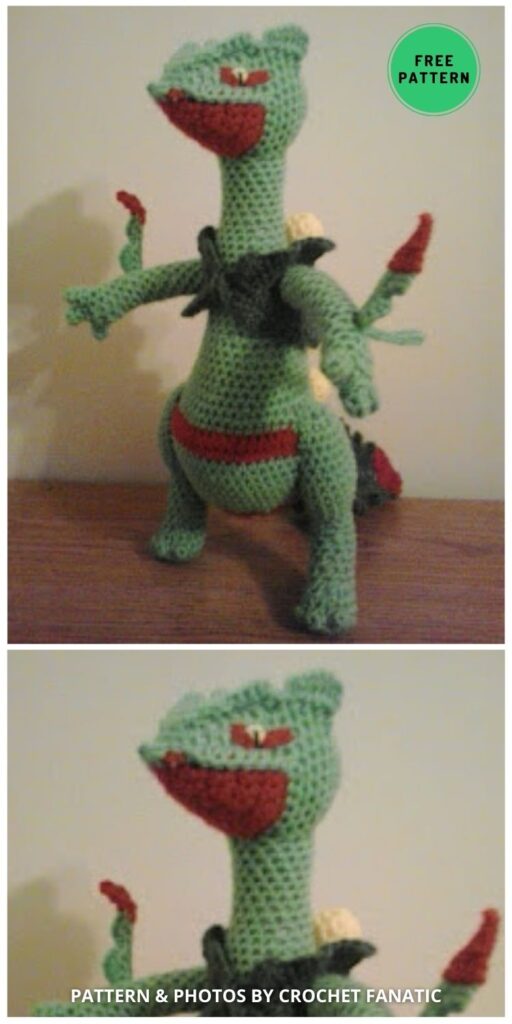 Mega Sceptile - 12 Crochet Amigurumi Grass Pokemon Patterns