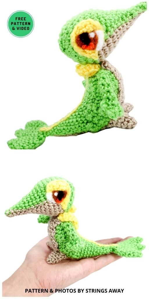 Snivy Amigurumi - 12 Crochet Amigurumi Grass Pokemon Patterns