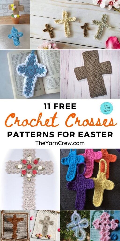 11 Free Crochet Cross Patterns For Easter PIN 1