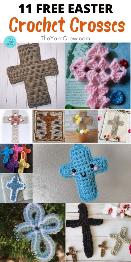 11 Free Easter Crochet Crosses PIN 2