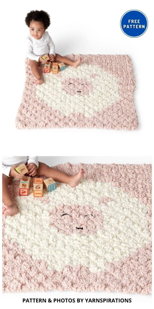 Bernat Sleepy Sheep - 6 Cuddly Crochet Lamb Blanket Patterns