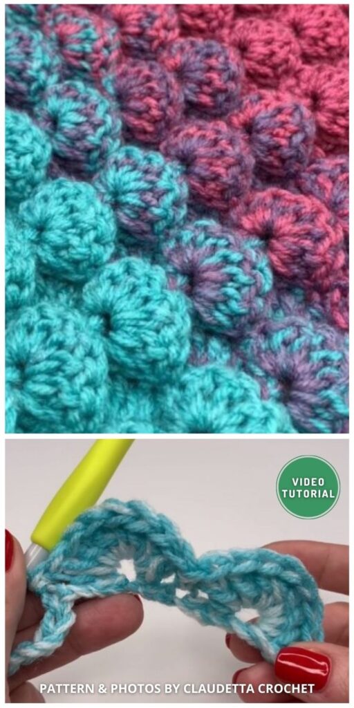 Crochet 3D Shell Stitch - 8 Quick Crochet Shell Stitch Tutorials For Beginners