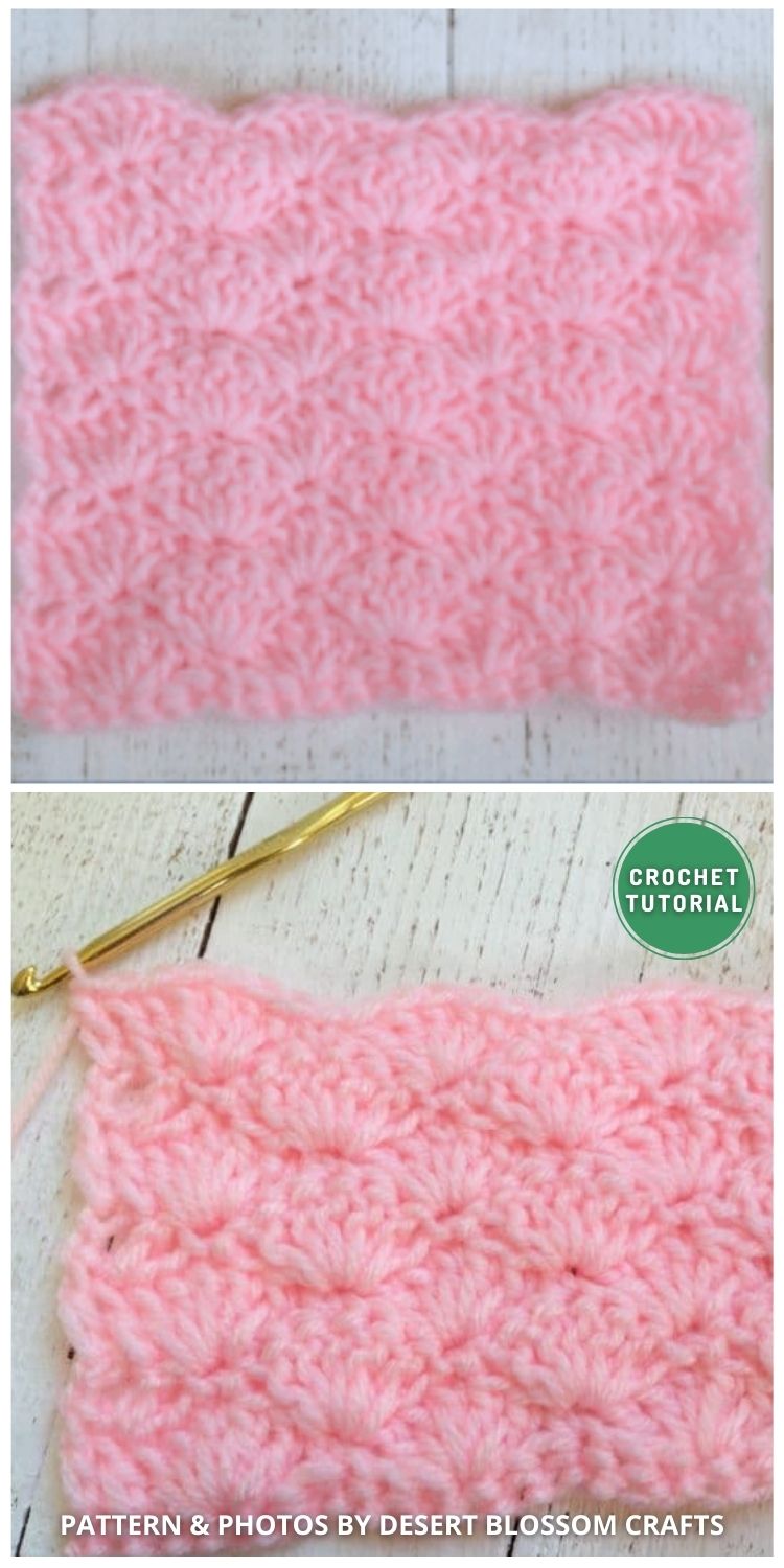 Crochet Classic Shell Stitch - 8 Quick Crochet Shell Stitch Tutorials For Beginners