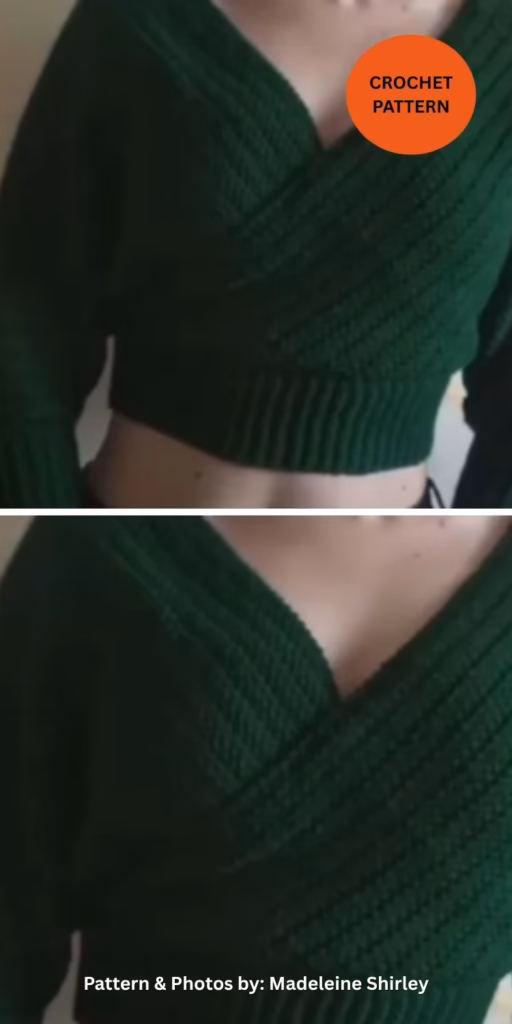 Herringbone Crochet Crop Jumper - 10 Crochet Spring Jumper Patterns To Make