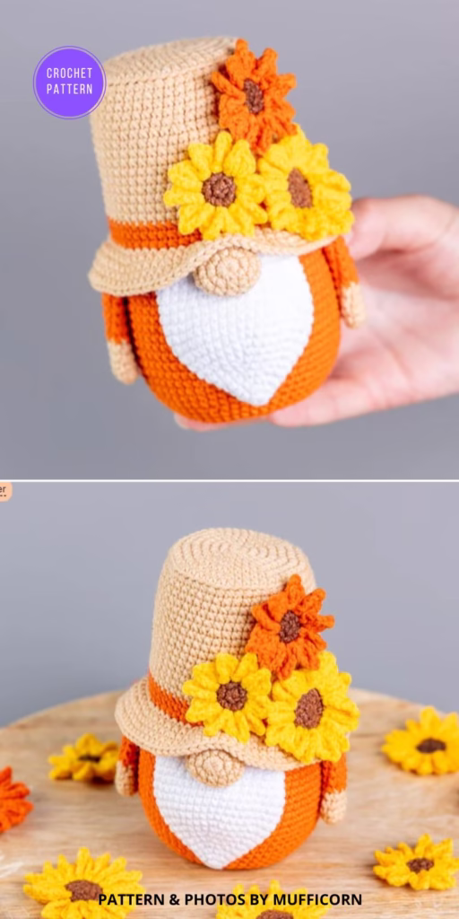 Crochet Garden Gnome - vurated by The Yarn Crew
