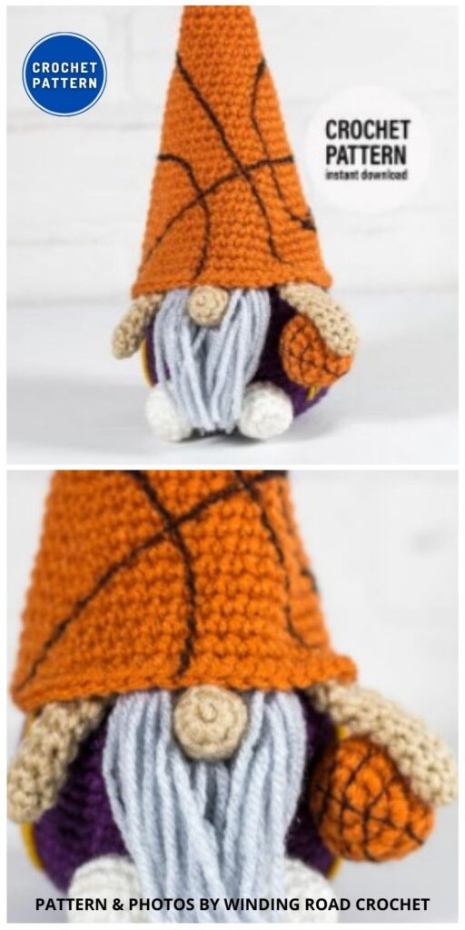 Crochet Basketball Gnome - 6 Adorable Crochet Sports Gnome Patterns