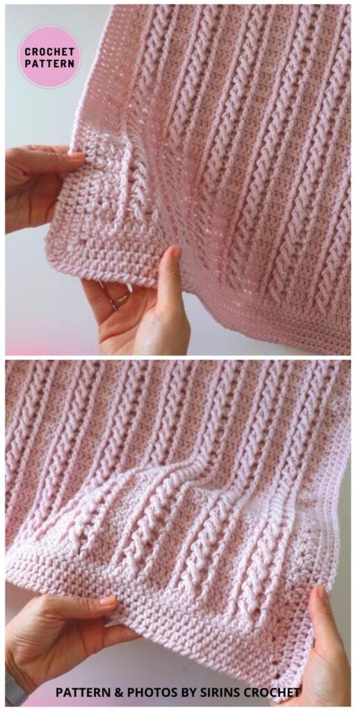 Crochet Easy Beginner Cable Blanket Tutorial - 6 Beautiful Crochet Cable Blanket Patterns