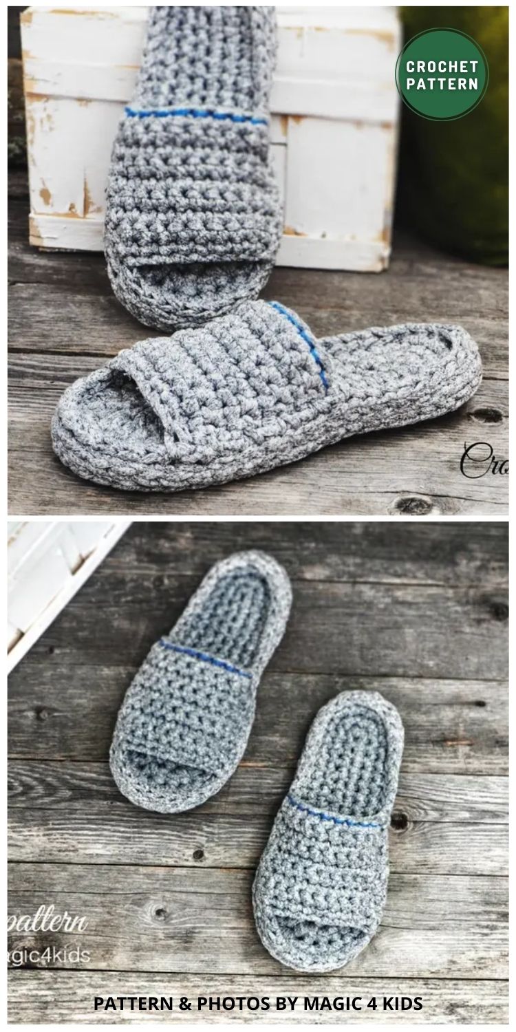 Men's Loafers - 5 Fashionable Crochet Loafer Patterns For Men