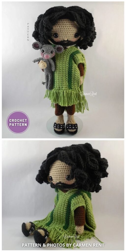 Bruno - Amigurumi Doll Crochet Pattern - 5 Crochet Amigurumi Encanto Character Patterns For Kids