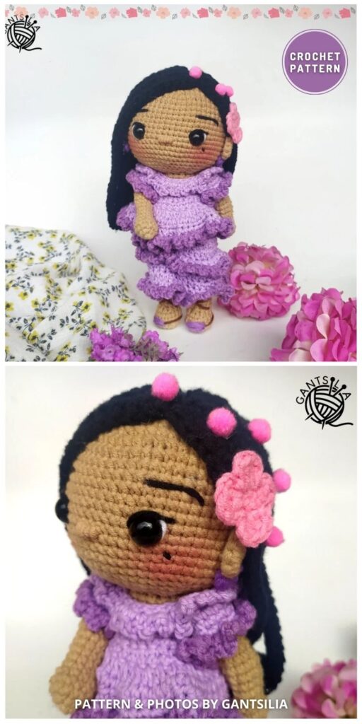 Isabela Madrigal Inspired Amigurumi Pattern - 5 Crochet Amigurumi Encanto Character Patterns For Kids
