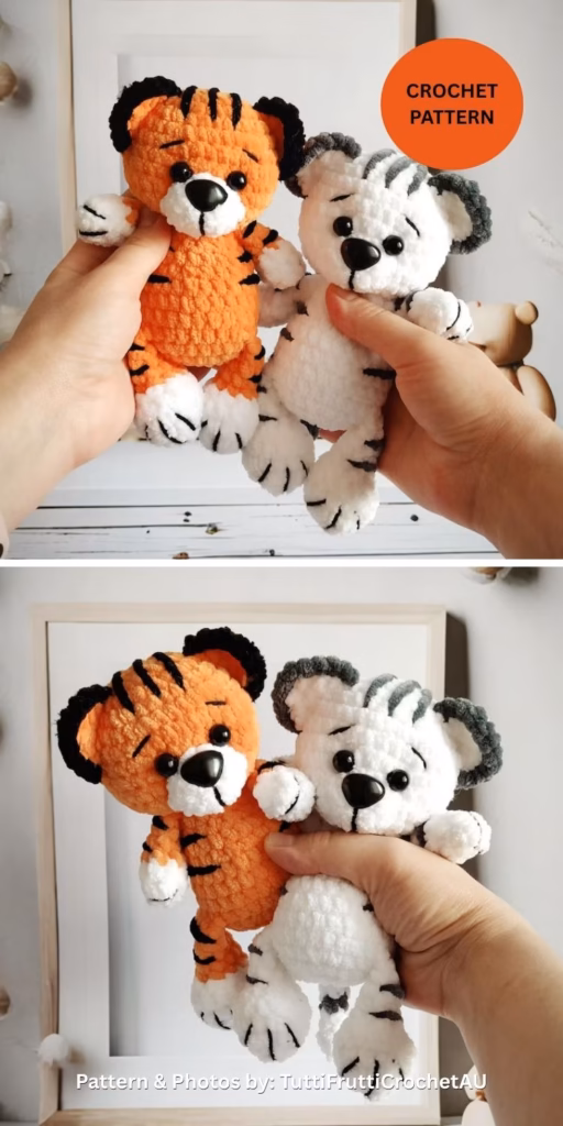 Amigurumi Lion Crochet Pattern - 6 Crochet Amigurumi Tiger Toy Patterns Ideas