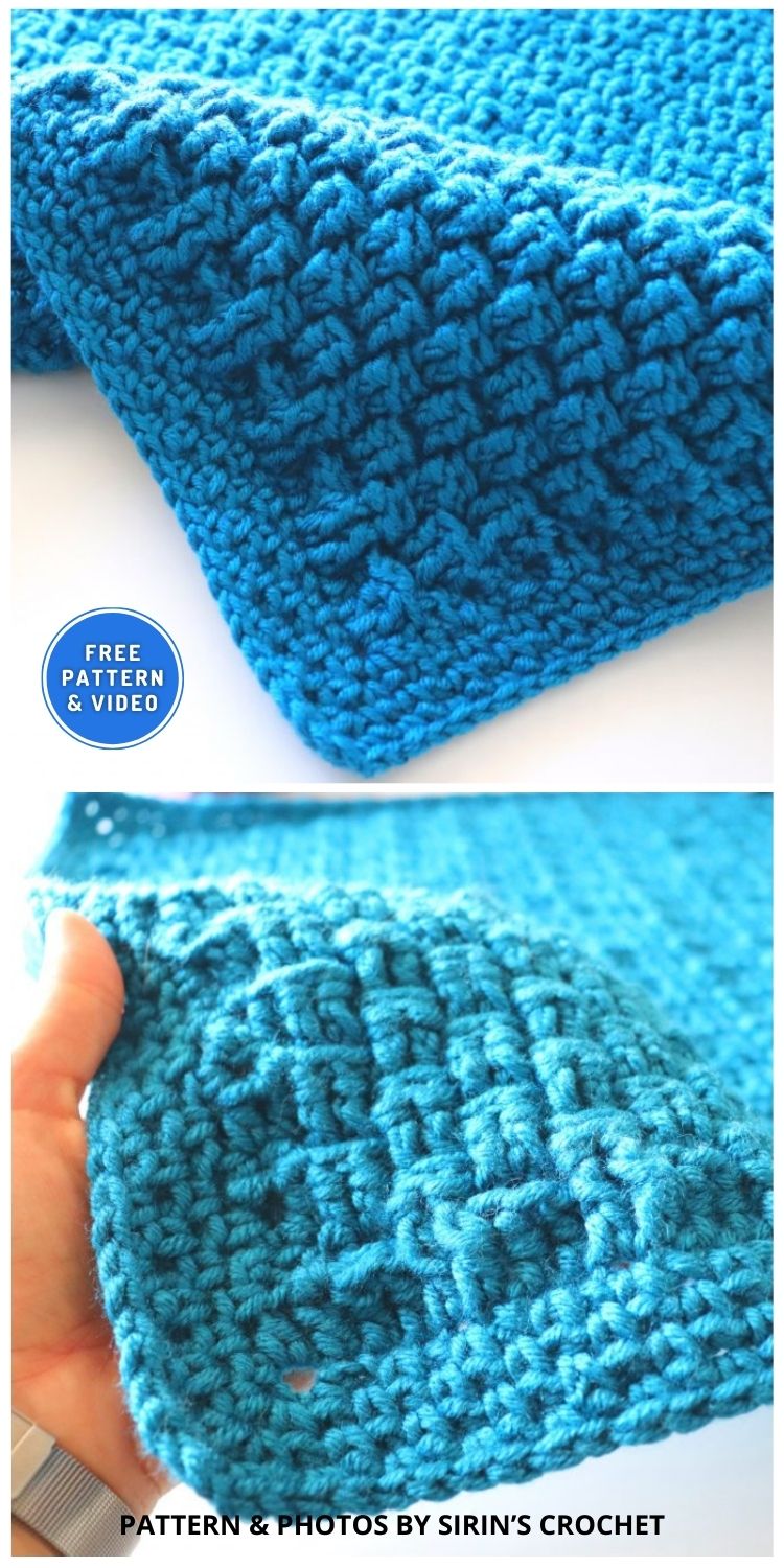 Crochet Blue Baby Blanket - 8 Free Crochet Blue Baby Blanket Patterns For Your Baby